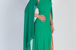 Ileana vestido elegante, verde