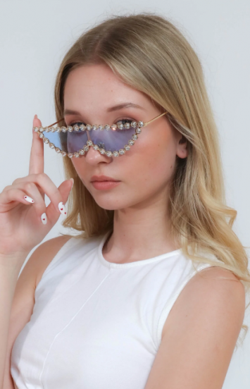 Óculos de sol da moda, ART2172, azul