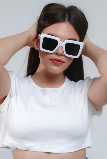 Óculos de sol da moda, ART2170, branco