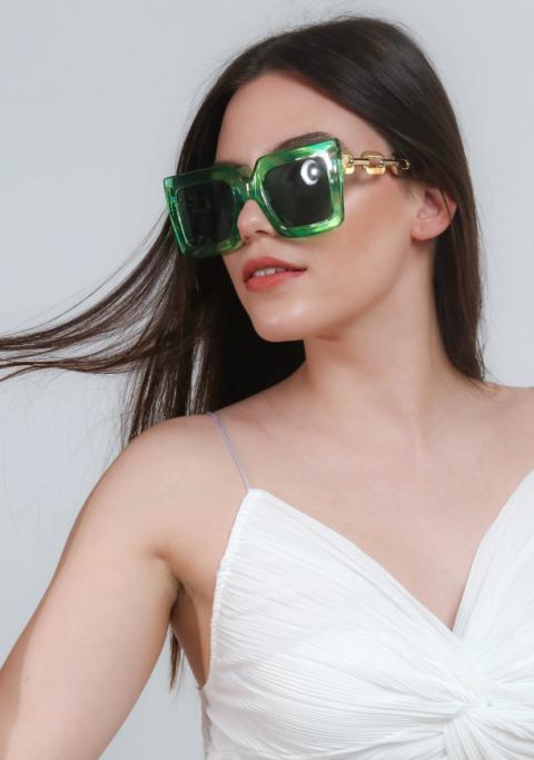 Óculos de sol da moda, ART2182, verdes