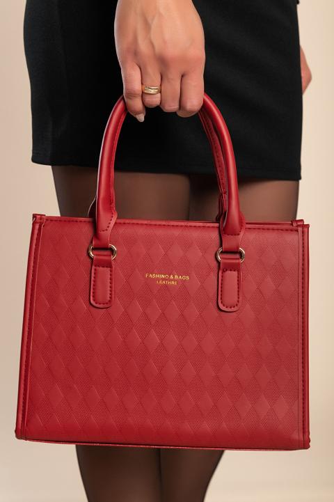 Bolsa elegante, bordô