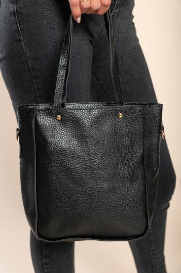 Conjunto de bolsa e bolsa de 4 peças, preto