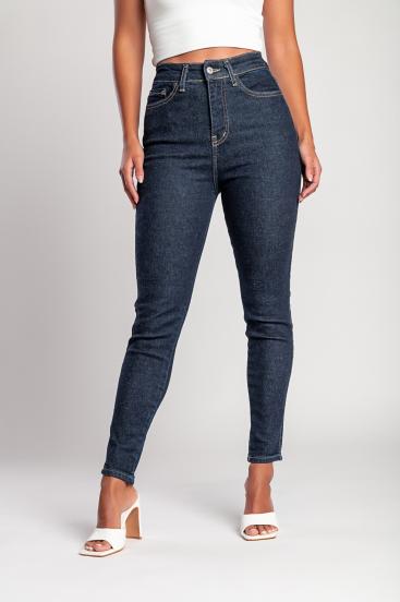 "Luxe Jeans" Jeans skinny superelástico de cintura alta