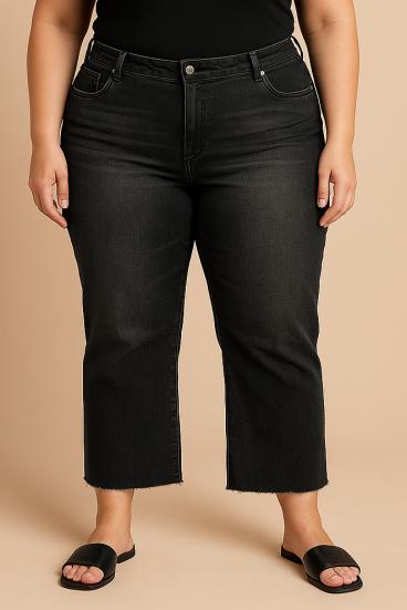 Jeans plus size, cinza