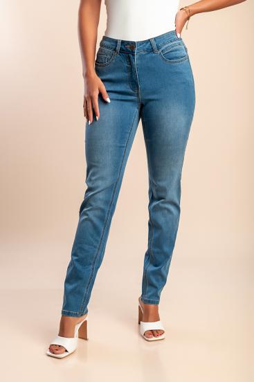Calça jeans skinny, azul claro