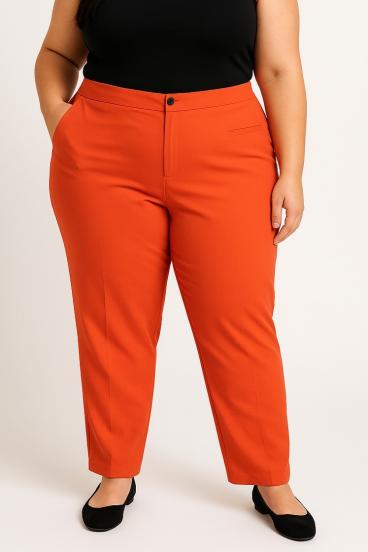 Calça plus size, vermelha