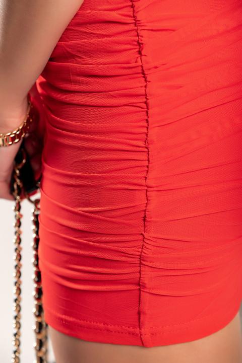 Mini vestido elegante Atessa, vermelho