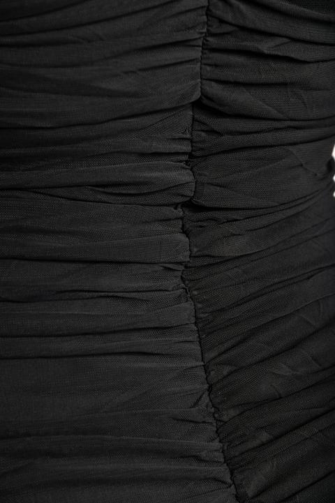 Mini vestido elegante Atessa, preto