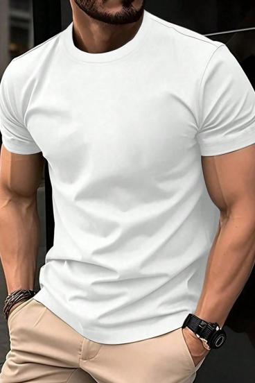 Camiseta Masculina de Algodão, Branca