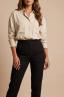 Camisa de Viscose, Creme