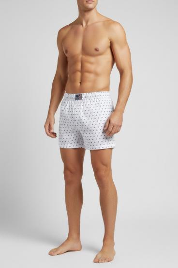 Cuecas Boxer de Algodão Masculinas, Brancas
