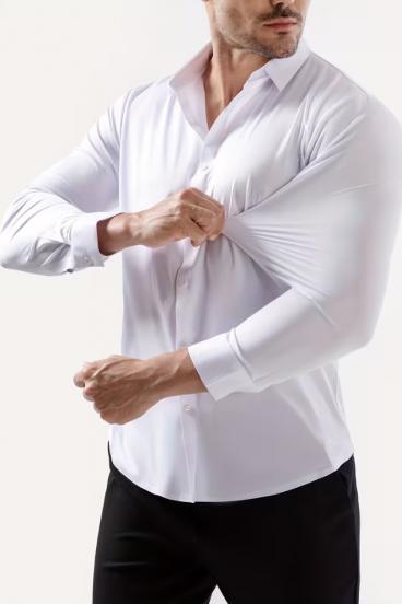 Camisa sem amassados – camisa masculina elegante sem necessidade de passar, super elástica e respirável, para looks de negócios, casuais e do dia a dia
