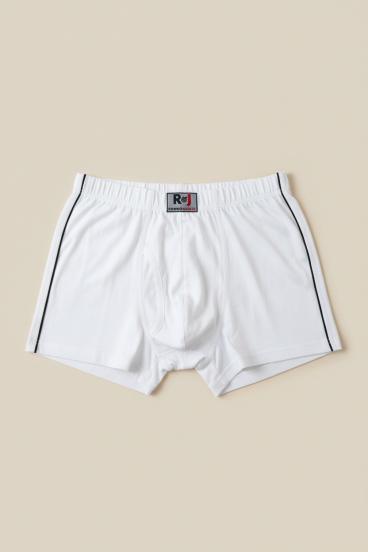 Cuecas Boxer de Algodão Masculinas, Brancas